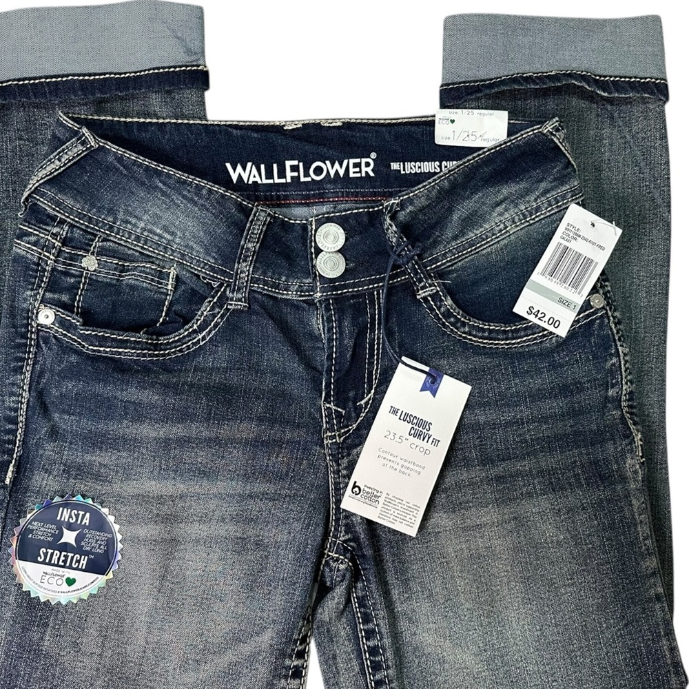 New Wallflower Women's Dark Blue Boot Cut Jeans